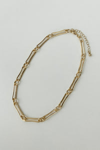 Organic Link Necklace-GLD Plated Necklace MODU Atelier 