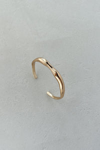Organic Wave Bangle-GLD Plated Bracelet MODU Atelier 