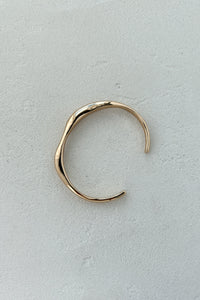 Organic Wave Bangle-GLD Plated Bracelet MODU Atelier 