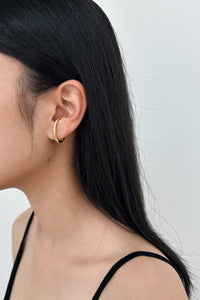 Oval Ear Cuff-GLD Plated Earrings MODU Atelier 