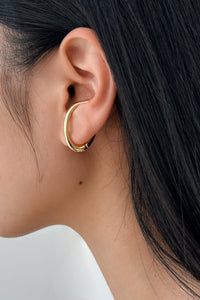 Oval Ear Cuff-GLD Plated Earrings MODU Atelier 