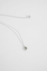 Oval Labradorite Necklace Sterling Silver Necklace MODU Atelier 