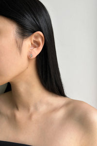 Oval Labradorite Stud Earrings Sterling Silver Earrings MODU Atelier 