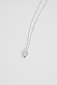 Oval Moonstone Necklace Sterling Silver Necklace MODU Atelier 