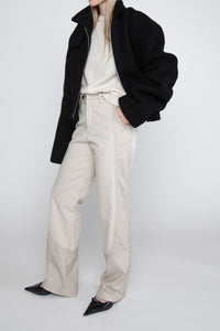 Oversized Boucle Bomber Jacket Jacket MODU Atelier 