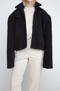 Oversized Boucle Bomber Jacket Jacket MODU Atelier 