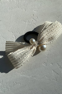 Pearl Bow Hair Tie Other Accessories MODU Atelier 