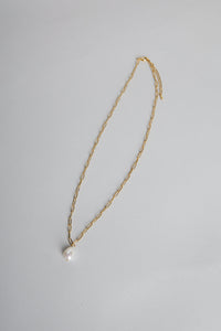 Pearl Link Chain Necklace Plated Necklace MODU Atelier 