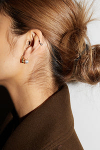 Prince Rupert Drop and Pearl Earrings Plated Earrings MODU Atelier 