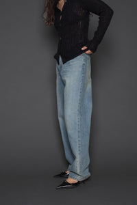 Relaxed Light Wash Denim Jean Pants MODU Atelier 
