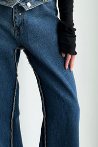 Reversible Denim Jeans Pants Gateless 