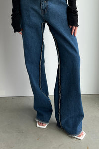Reversible Denim Jeans Pants Gateless 