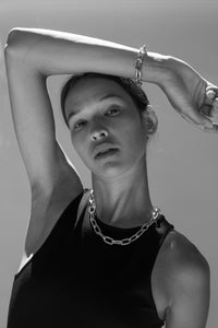 Rounded Chunky Link Chain Bracelet Plated Bracelet MODU Atelier 