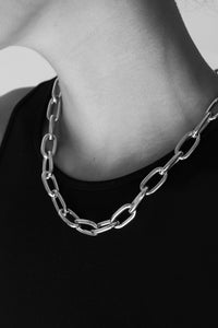 Rounded Chunky Link Chain Necklace Plated Necklace MODU Atelier 