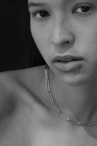 Safety Pin Necklace Plated Necklace MODU Atelier 