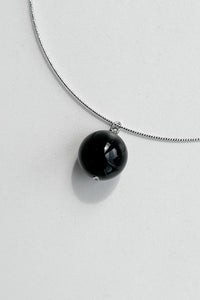 Single Onyx Choker Necklace Plated Necklace MODU Atelier 