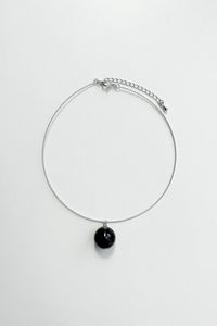 Single Onyx Choker Necklace Plated Necklace MODU Atelier 