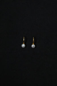 Small Pearl Drop Earring Plated Earrings MODU Atelier 