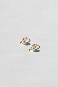 Small Pearl Drop Earring Plated Earrings MODU Atelier 