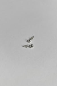 Small Sphere Stud Earring Sterling Silver Earrings MODU Atelier 