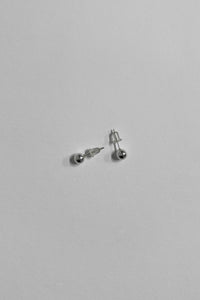 Small Sphere Stud Earring Sterling Silver Earrings MODU Atelier 