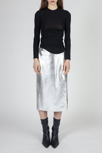 Soft Contour Long Sleeve Top, Black Shirts & Tops MODU Atelier 