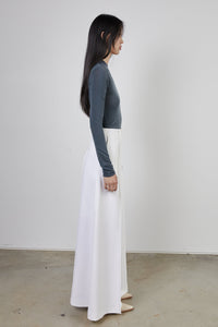 Soft Contour Long Sleeve Top, Charcoal Shirts & Tops MODU Atelier 