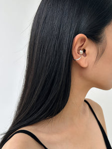 Sphere Ear Cuff-SIL Plated Earrings MODU Atelier 
