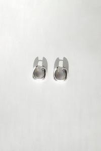 Square Hoop Earrings Sterling Silver Earrings MODU Atelier 