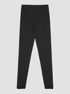 Stretched Twill Zipper Detail Slim Fit Pants RECTO 