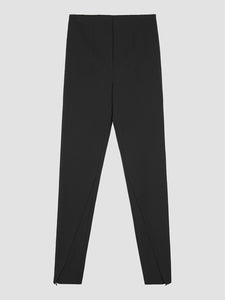 Stretched Twill Zipper Detail Slim Fit Pants RECTO 