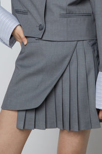 Suit Pleated Mini Skirt Mini Skirt MODU Atelier 