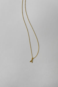 The Initial Necklace Gold Plated Sterling Silver Necklace MODU Atelier 