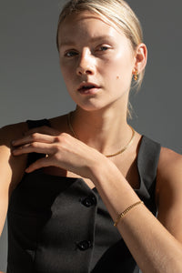 Thick Curb Chain Bracelet Plated Bracelet MODU Atelier 