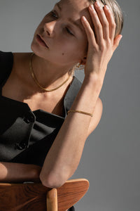 Thick Curb Chain Bracelet Plated Bracelet MODU Atelier 
