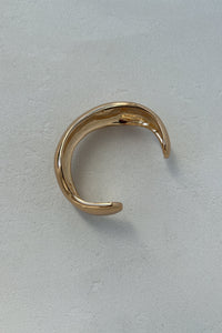 Thick Wave Bangle-GLD Plated Bracelet MODU Atelier 