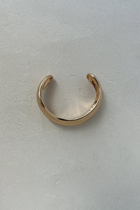 Thick Wave Bangle-GLD Plated Bracelet MODU Atelier 