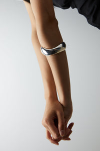 Thick Wave Bangle-SIL Plated Bracelet MODU Atelier 