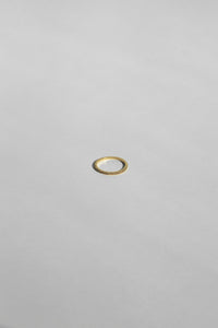 Thin Cubic Ring Gold Plated Sterling Silver Ring MODU Atelier 