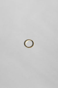 Thin Cubic Ring Gold Plated Sterling Silver Ring MODU Atelier 