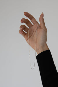 Thin Figaro Necklace Sterling Silver Necklace MODU Atelier 