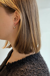 Thin Wire Ball Earring Sterling Silver Earrings MODU Atelier 