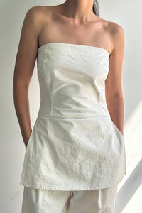 Three-way Tube Top, Cream Shirts & Tops MODU Atelier 