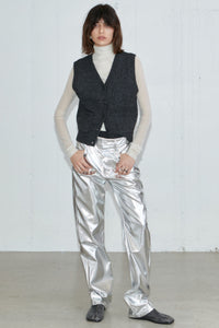 Vegan Leather Coated Pants Pants MODU Atelier 