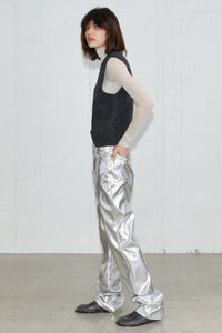 Vegan Leather Coated Pants Pants MODU Atelier 