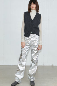 Vegan Leather Coated Pants Pants MODU Atelier 