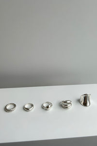 Wide Round Band Ring Sterling Silver Ring MODU Atelier 