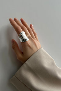 Wide Round Band Ring Sterling Silver Ring MODU Atelier 