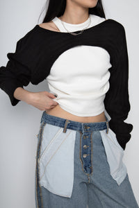 Woven Bolero Cardigan MODU Atelier 
