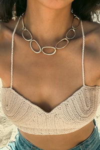 X-large link Necklace-GLD Plated Necklace MODU Atelier 